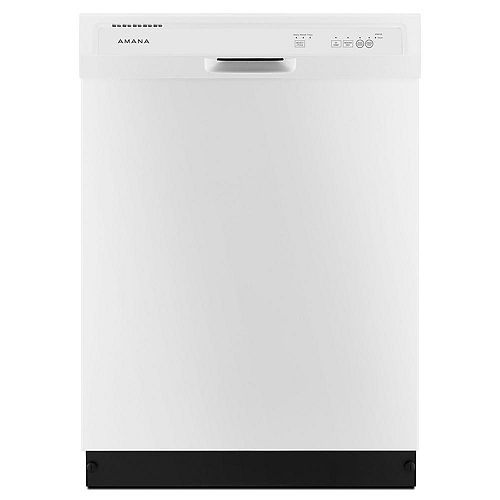 Front Control Built-In Tall Tub Dishwasher in White, 63 dBA - ENERGY STAR®