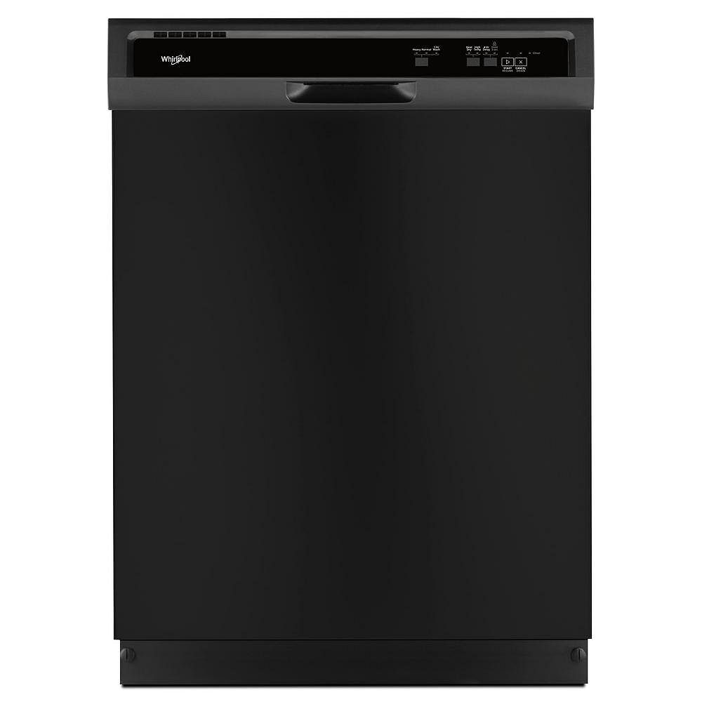 Whirlpool Front Control Dishwasher In Black With Plastic Tub ENERGY whirlpool-front-control-dishwasher-in-black-with-plastic-tub-energy