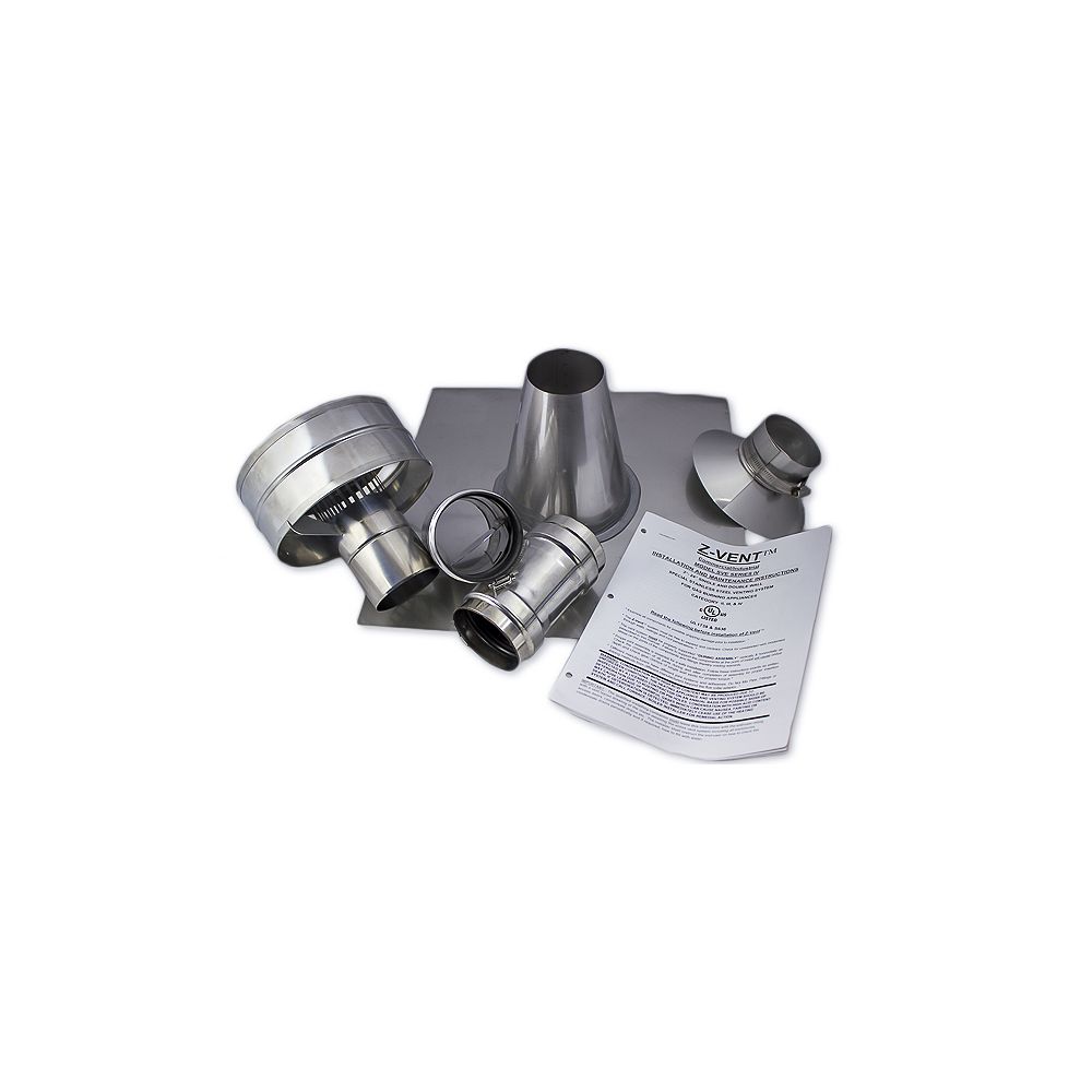 ZFlex ZVent 4 inch Vertical Vent Kit The Home Depot Canada