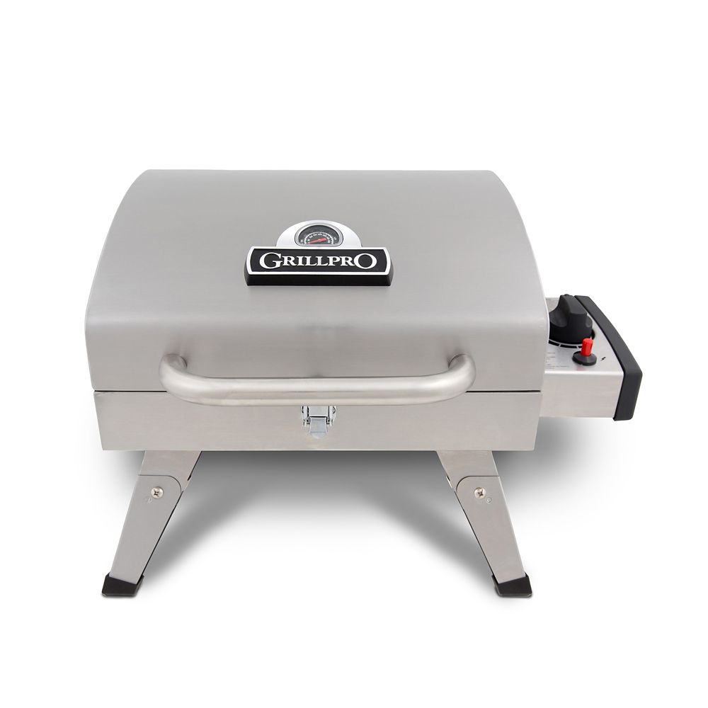 GrillPro Barbecue De Table Portatif Au Propane, Acier Inoxydable | Home ...