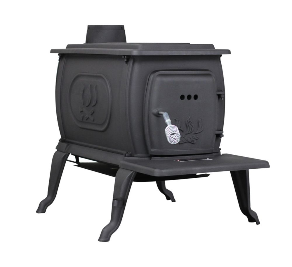 US Stove Logwood 1600 Sq Ft EPA Certified Cast Iron Wood Stove The   P 1001058635 