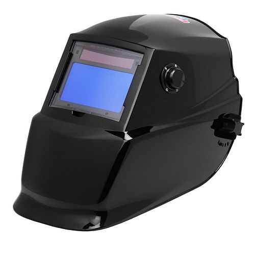 Lincoln Auto Darkening Welding Helmet in Midnite Black