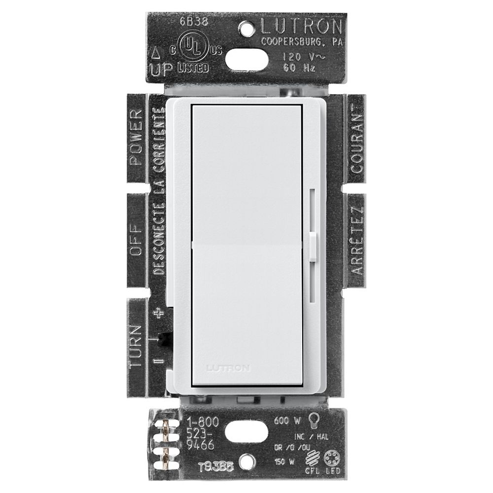 Lutron Diva LED+ Dimmer Switch for Dimmable LED/Halogen/Incandescent