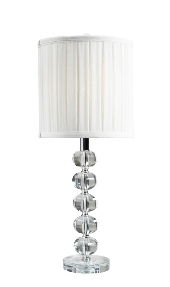 Brassex Inc. 24 Inch Crystal Table Lamp The Home Depot Canada