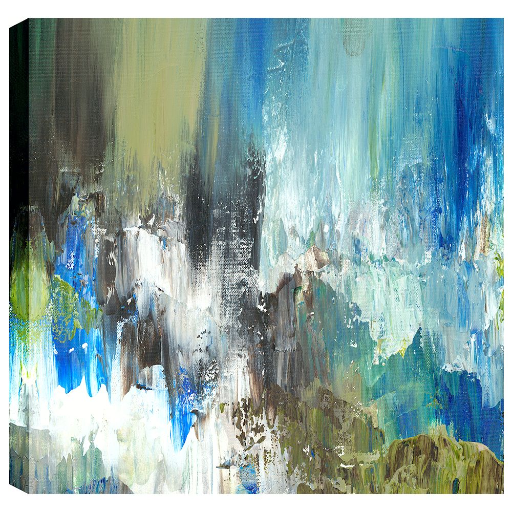 Art Maison Canada Rocky Pond II Abstract, Gallary Wrapped Canvas Wall ...