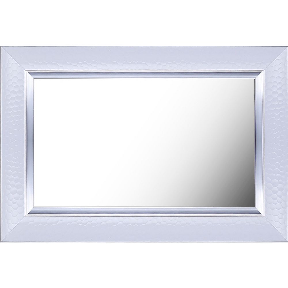 Mirrorize Canada White Fancy Plain Mirror With Liner 27 25x35 25 Inner Mirror 20x28 The Home Depot Canada