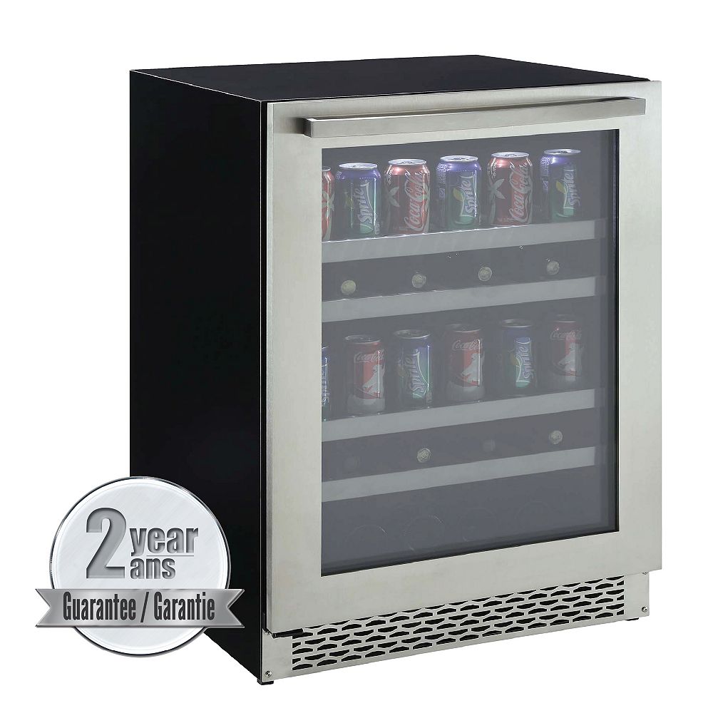 Marathon 24inch Premium BuiltIn Beverage/Wine Cooler The Home Depot