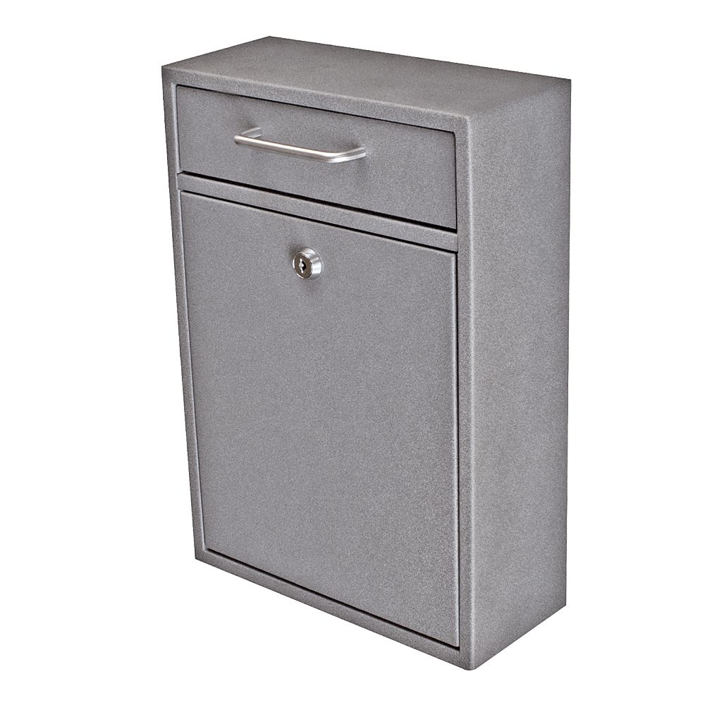 Mail Boss Locking Security Drop Box, Granite | The Home Depot Canada