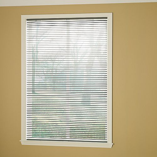 THD Generic 1inch Vinyl Mini Blinds 36inch x 45inch White The Home