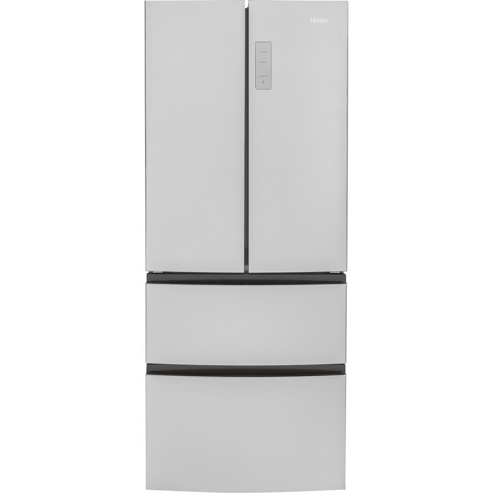 Haier 28inch W 15.0 cu. ft. Counter Depth French Door Refrigerator in