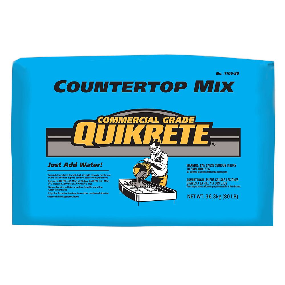 Quikrete Mélange de comptoir Home Depot Canada