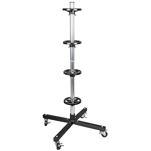 42.2-Inch Tire Rack with Rolling Casters