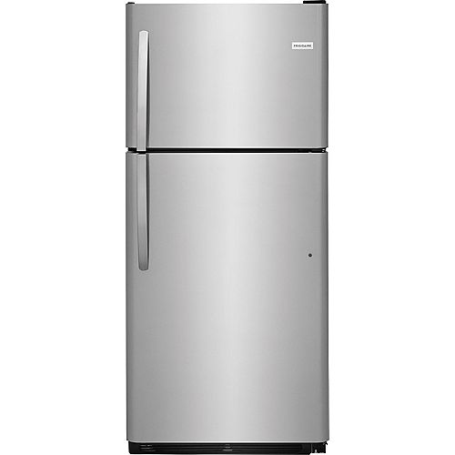 30-inch W 20.4 cu. ft. Top Freezer Refrigerator in Stainless Steel