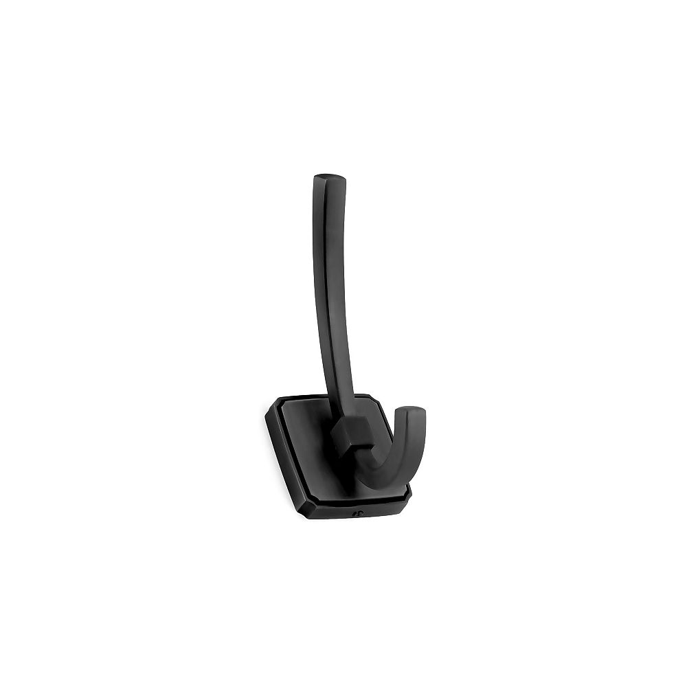 Nystrom 4 27/32inch (123 mm) Transitional Metal Hook, Matte Black The Home Depot Canada