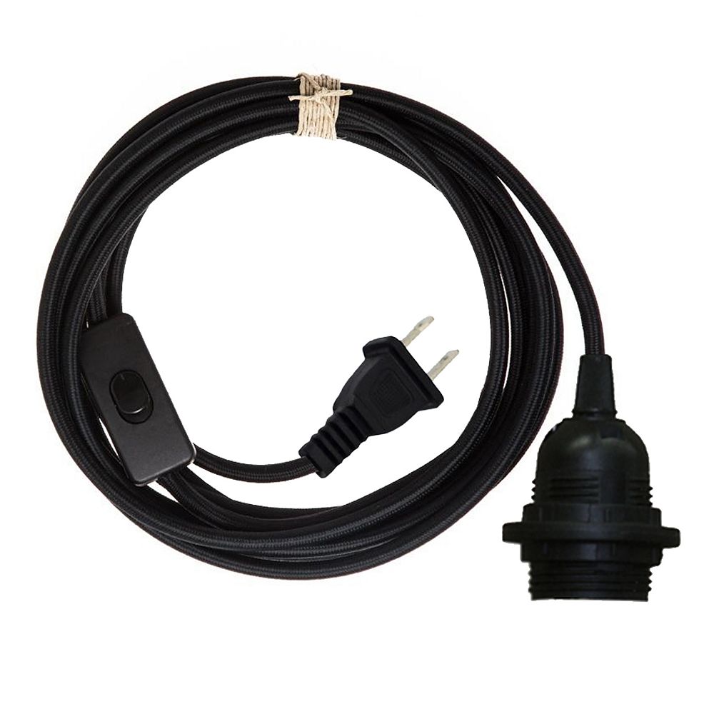 Atron Pendant Light Cord Kit - Black - 12 ft. | The Home Depot Canada