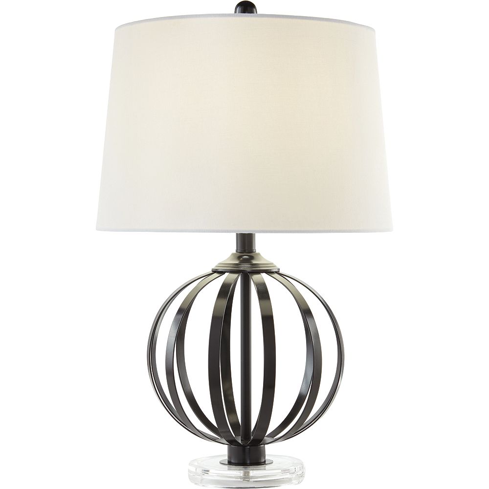 Home Decorators Collection Lampe de table sphérique Home Depot Canada