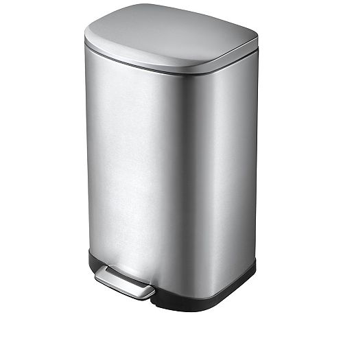 35L Stainless Steel Step Trash Can