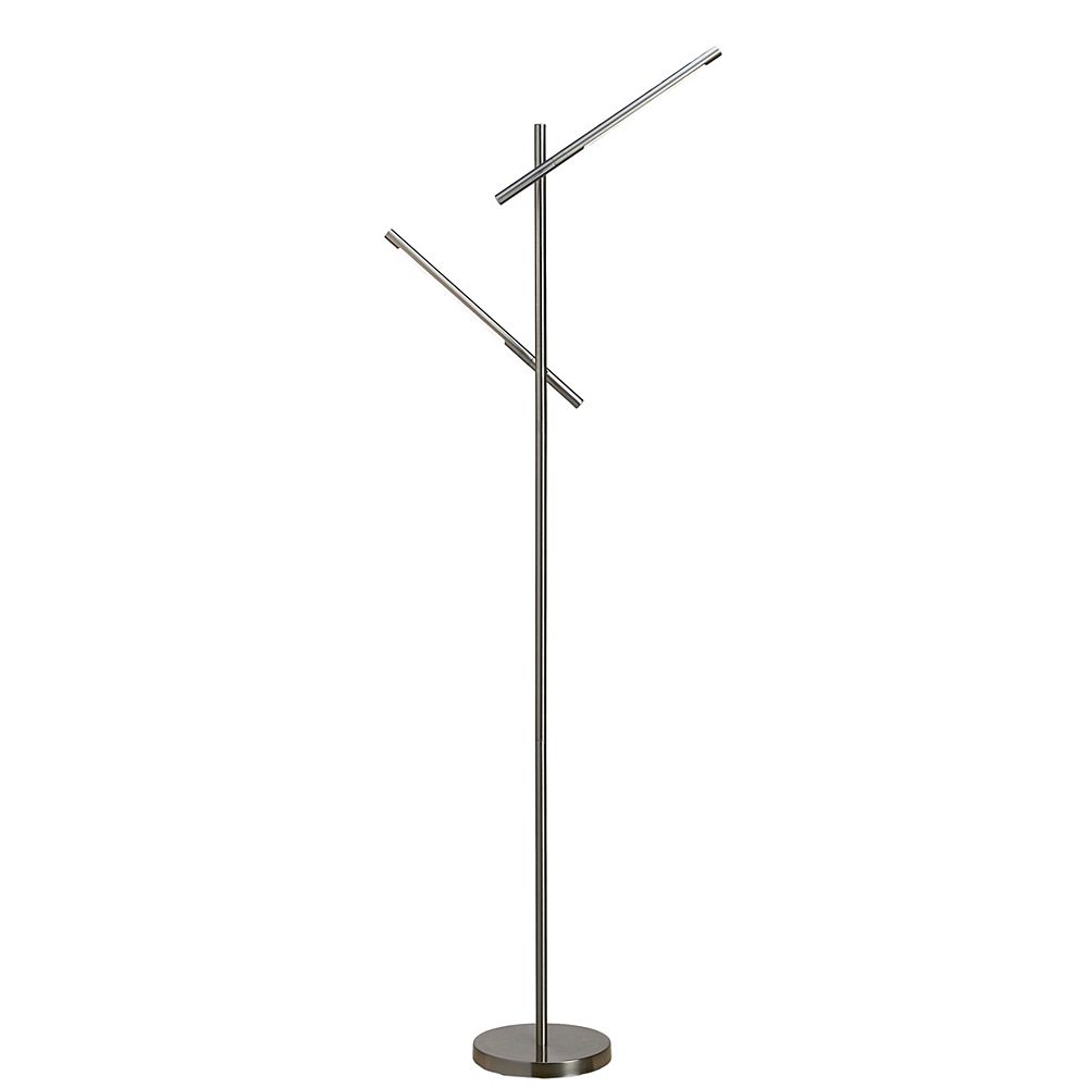 Home Decorators Collection Dual Arm Led Floor Lamp The Depot Canada Dual Arm Led Floor Lamp