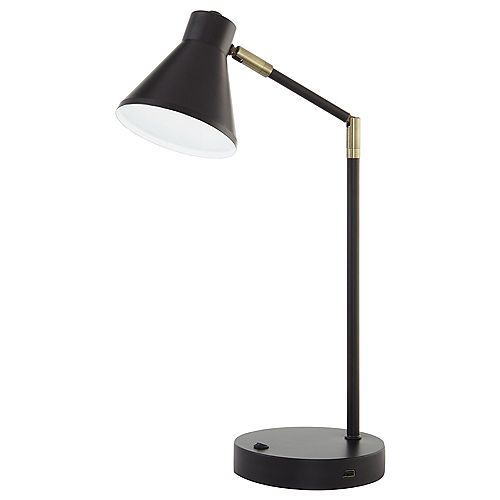 Matte Black LED Desk Lamp