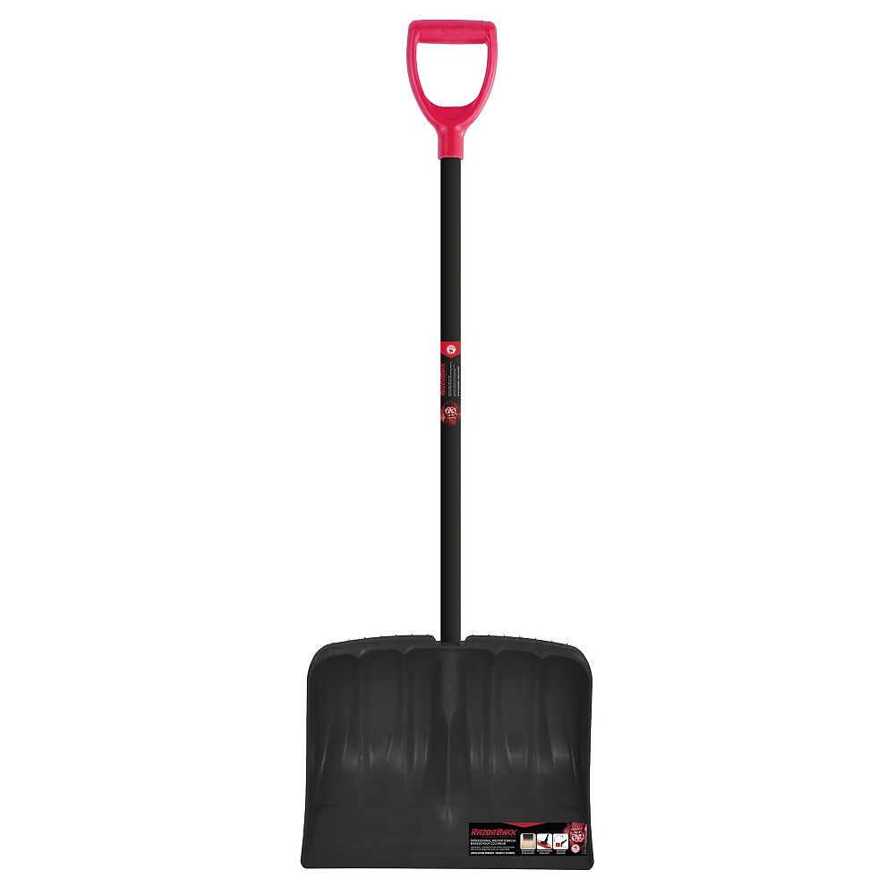 Razorback Professional Mountain Mover Snow Shovel With Fibreglass Handle And Polypropylene The Home Depot Canada