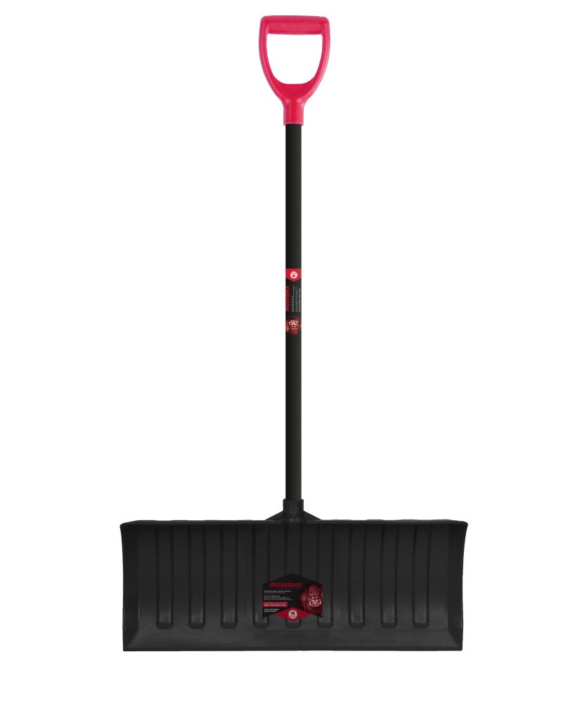 Professional 26inch Snow Pusher with fibreglass Handle and