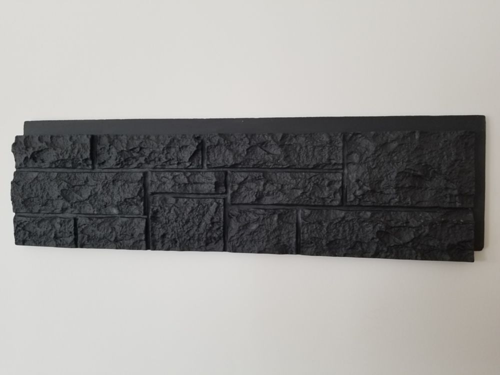 Polyroche Stoneface Charcoal Panels The Home Depot Canada