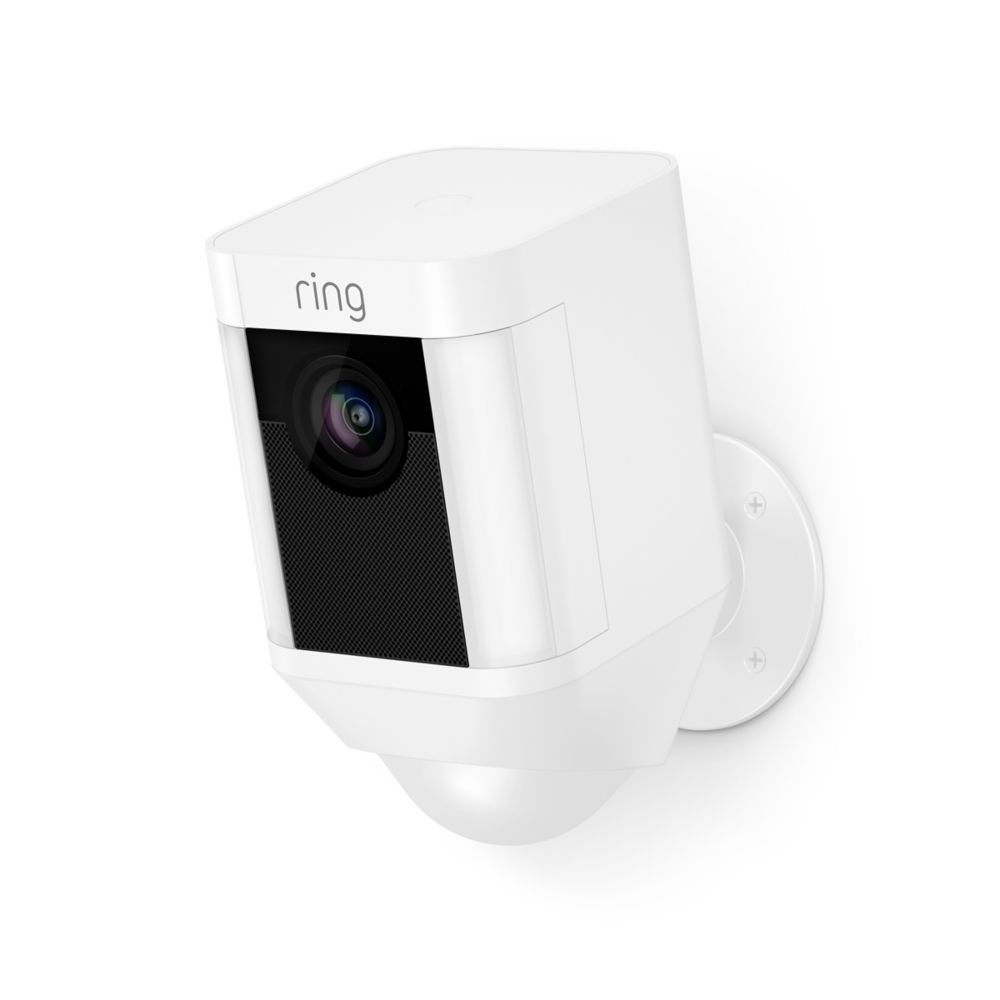 Ring Spotlight Security Camera in White 