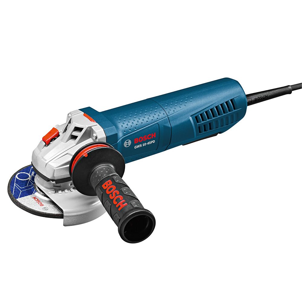 Bosch 41/2 inch Angle Grinder with NoLockOn Paddle Switch The Home