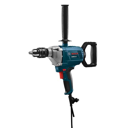 120V 5/8-inch Corded Drill/Mixer with Chuck Key and Auxiliary Handle