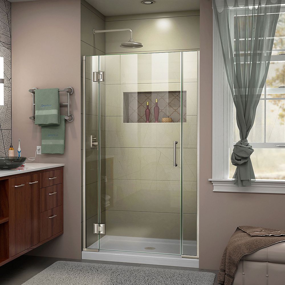 DreamLine UnidoorX 42inch x 72inch Frameless Rectangular Clear