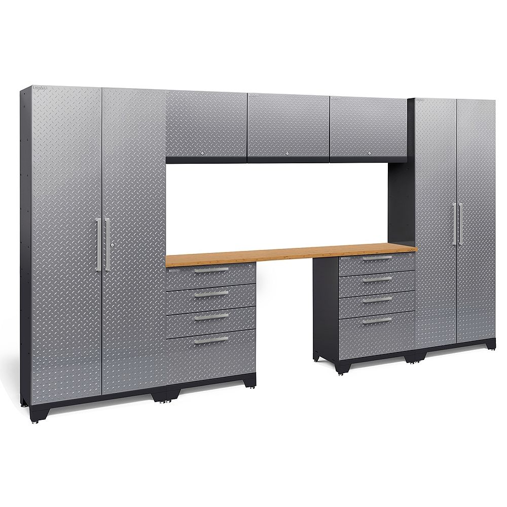 NewAge Products Inc. Ensemble de 8 pièces en tôle larmée Performance 2.0 (argent) Home Depot