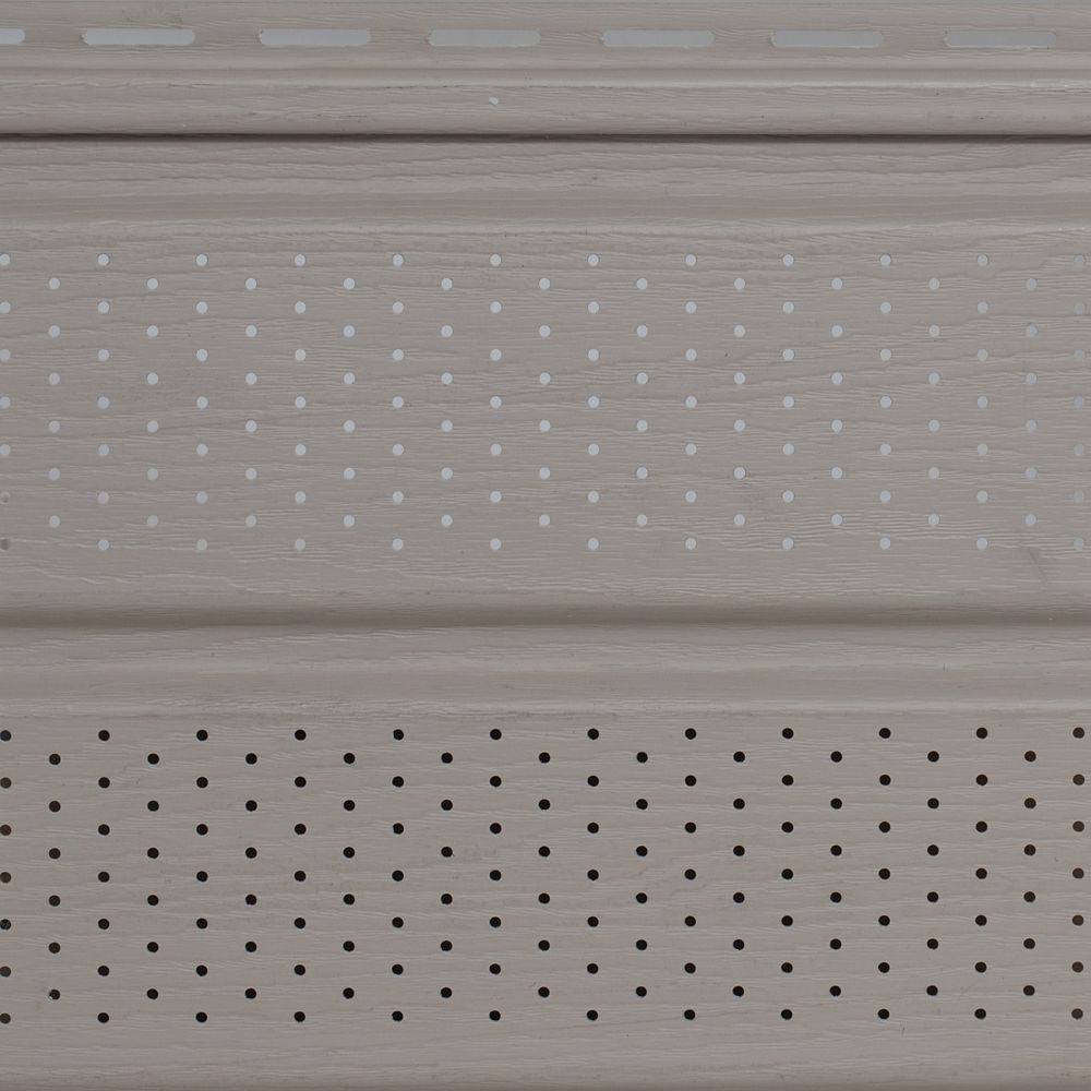 Abtco D5 Vented Woodgrain Soffit Clay (Piece) The Home Depot Canada