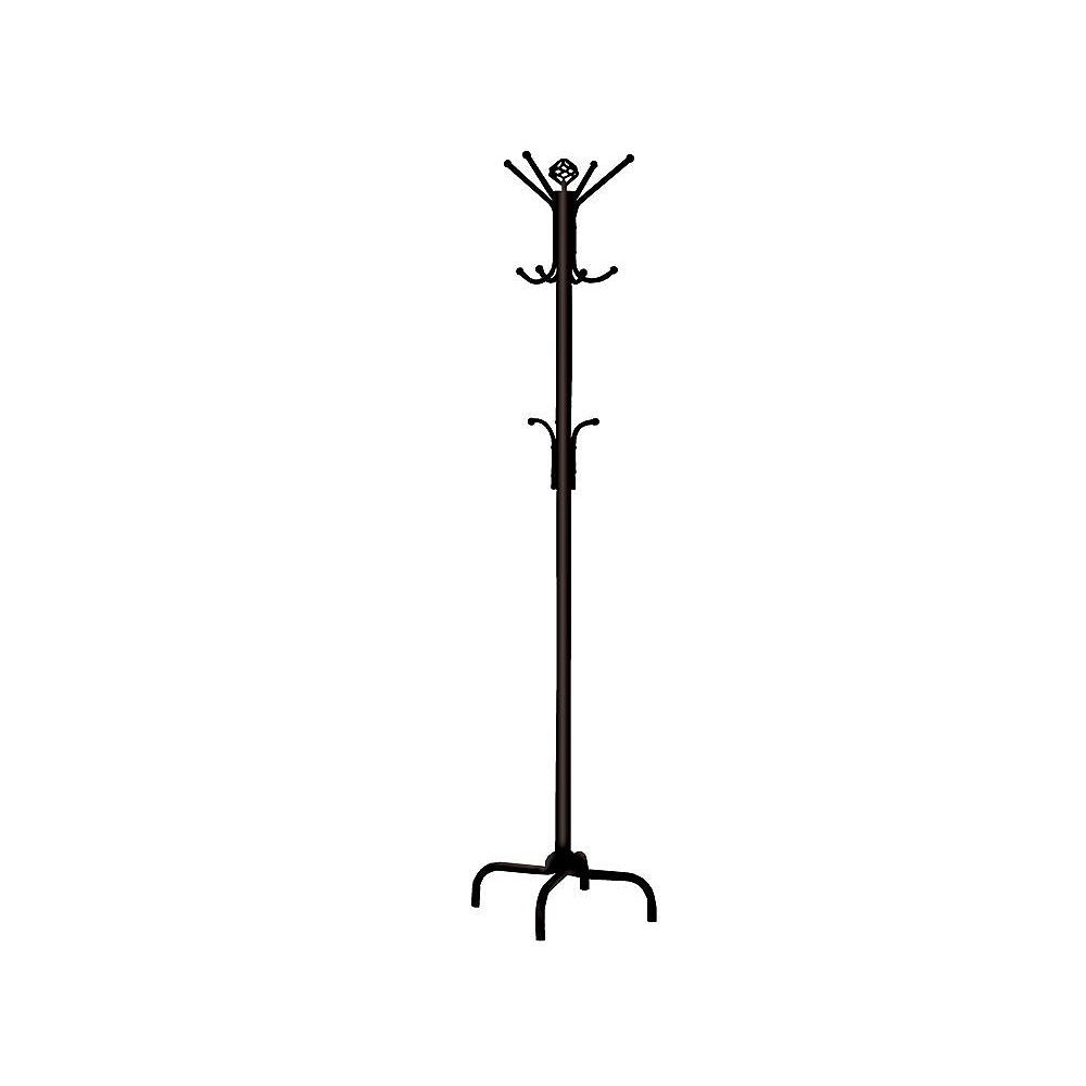 Monarch Specialties 70inch H Metal Coat Rack in Black The Home Depot