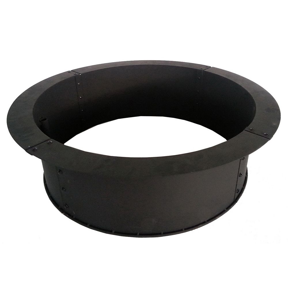 Solid Steel Fire Ring Pit, 24 Inch Fire Pit Insert
