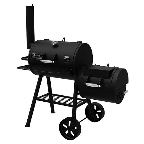 Heavy-Duty Compact Barrel Charcoal BBQ & Smoker Box