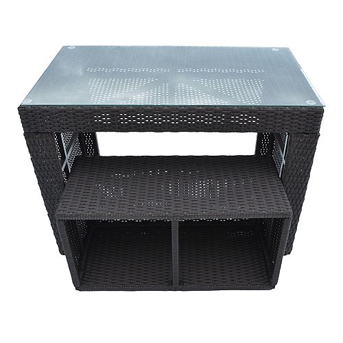 Canadian Spa Company Straight Bar & Stool - Square Surround Furniture