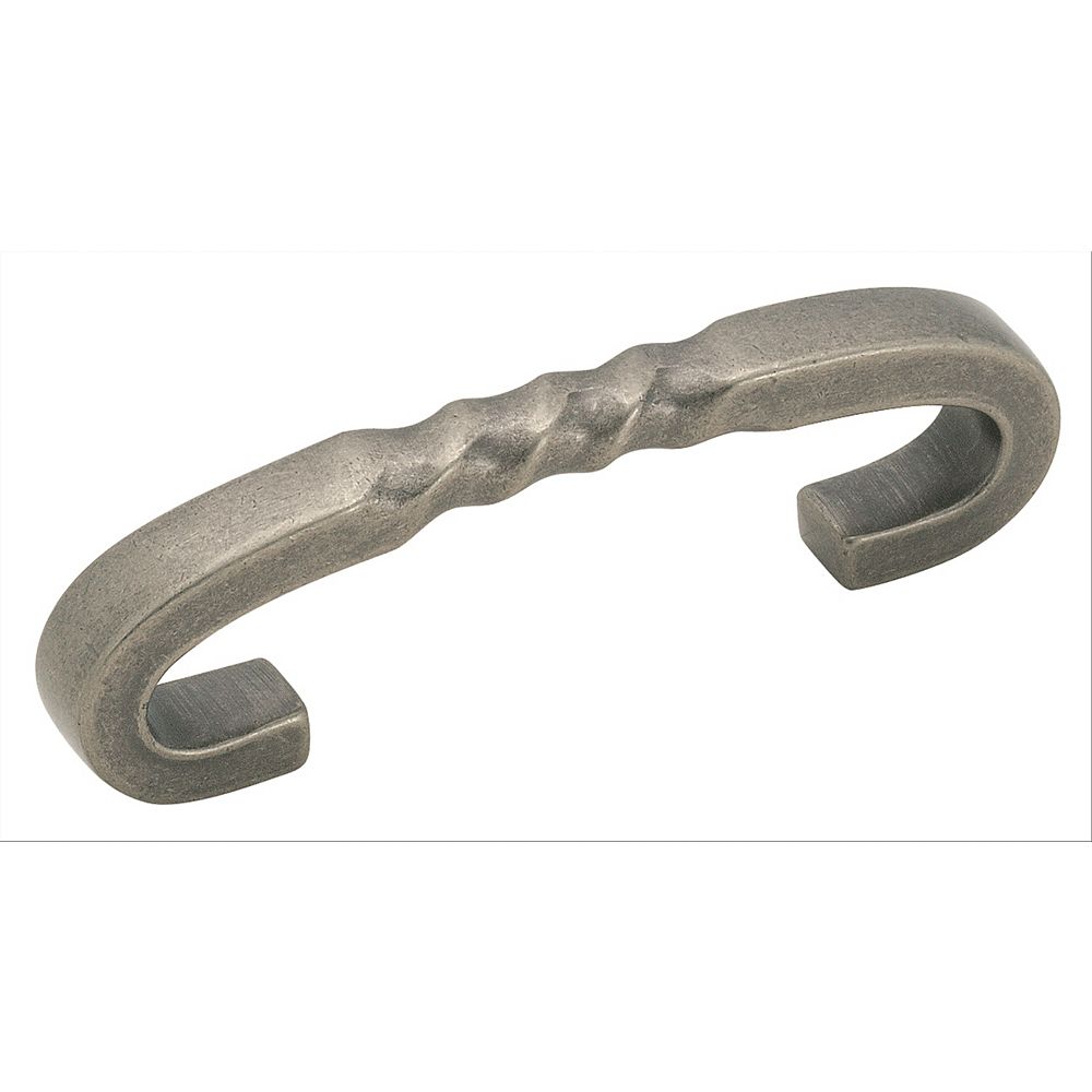 Amerock Inspirations 3 Inch 76mm Ctc Pull Weathered Nickel The Home Depot Canada