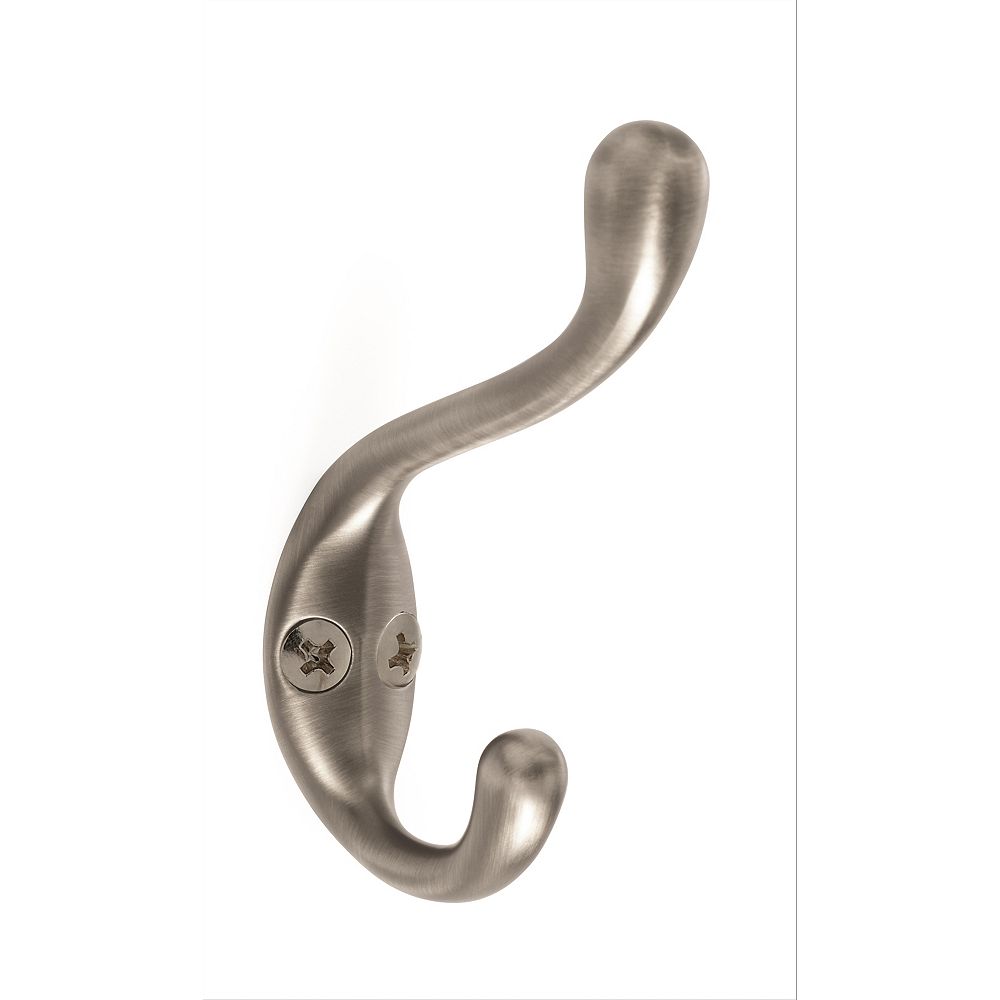 Amerock Medium Coat and Hat Hook - Antique Silver | The Home Depot Canada