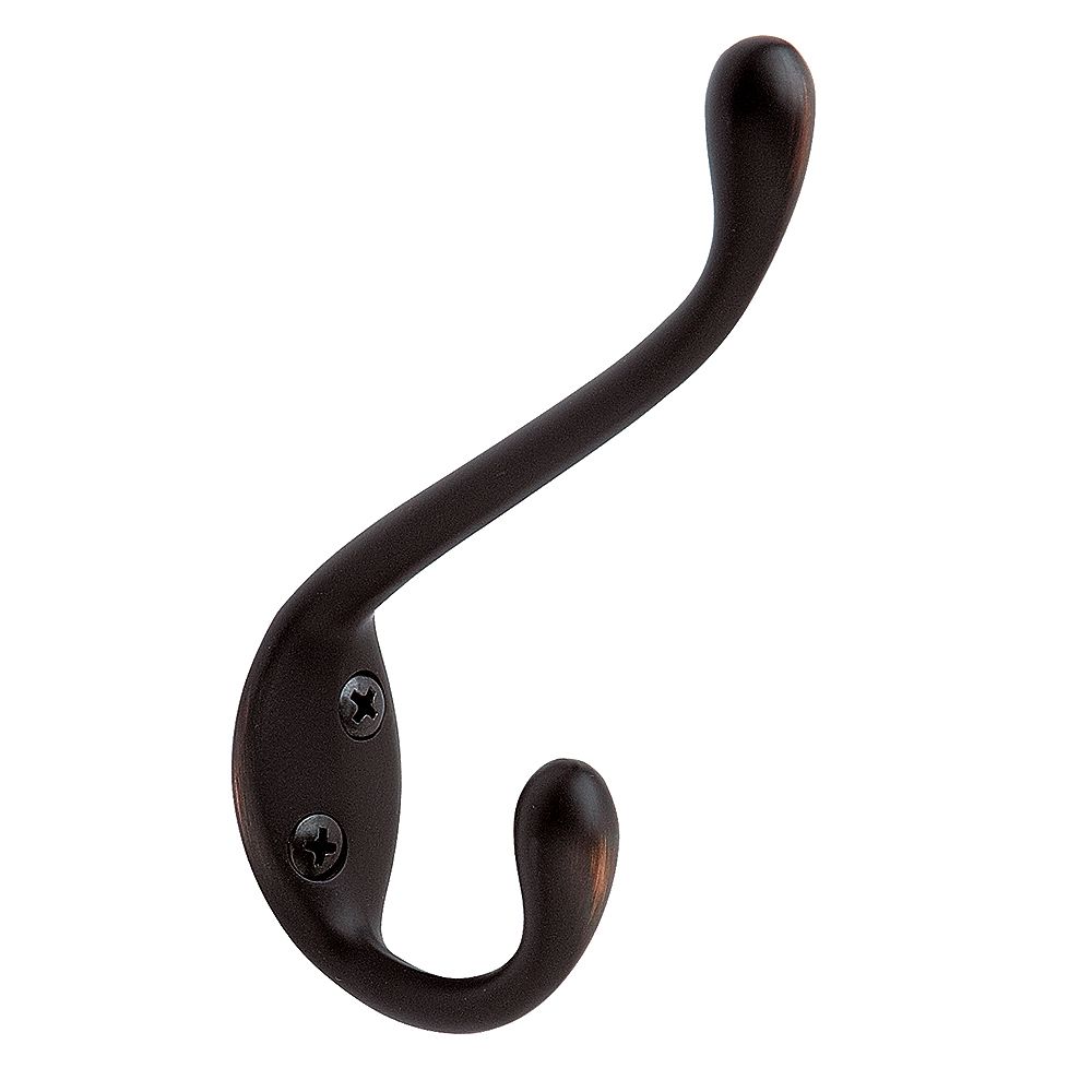 Amerock Large Coat and Hat Hook OilRubbed Bronze The Home Depot Canada