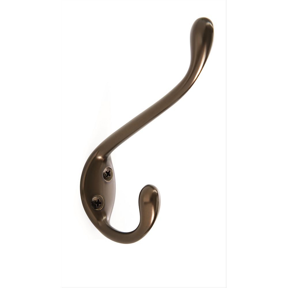 Amerock Large Coat and Hat Hook Caramel Bronze The Home Depot Canada
