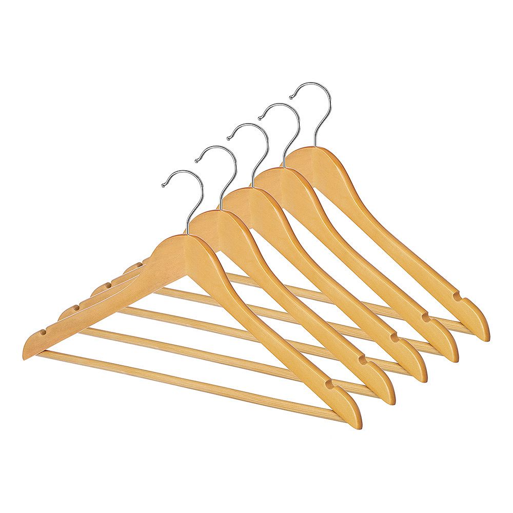 Hangers Whitmor Wooden Suit Hangers, (Set of 5) | The Home Depot Canada