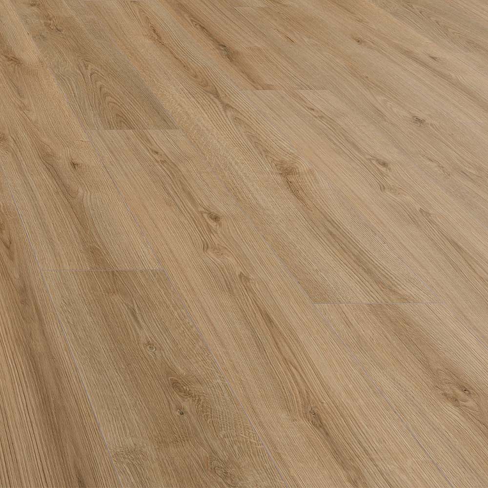 Trafficmaster Jefferson Oak 8mm X 7 6 Inch 54 45 Laminate Flooring 20 11 Sq Ft The Home Depot Canada Trafficmaster Jefferson Oak 8mm X 7 6
