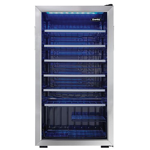 36-Bottle Wine Cooler in Stainless Steel