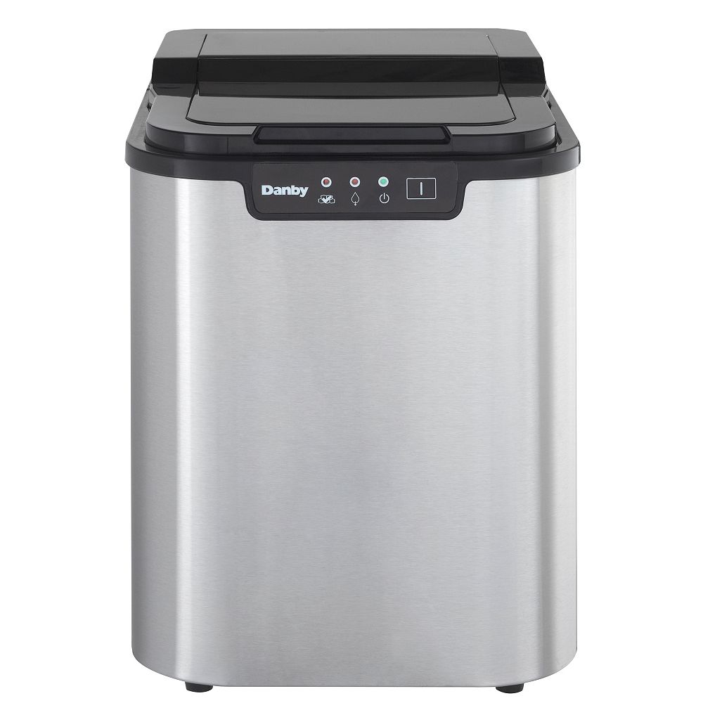 Danby 2 lb. Freestanding Ice Maker in Stainless Steel The Home Depot