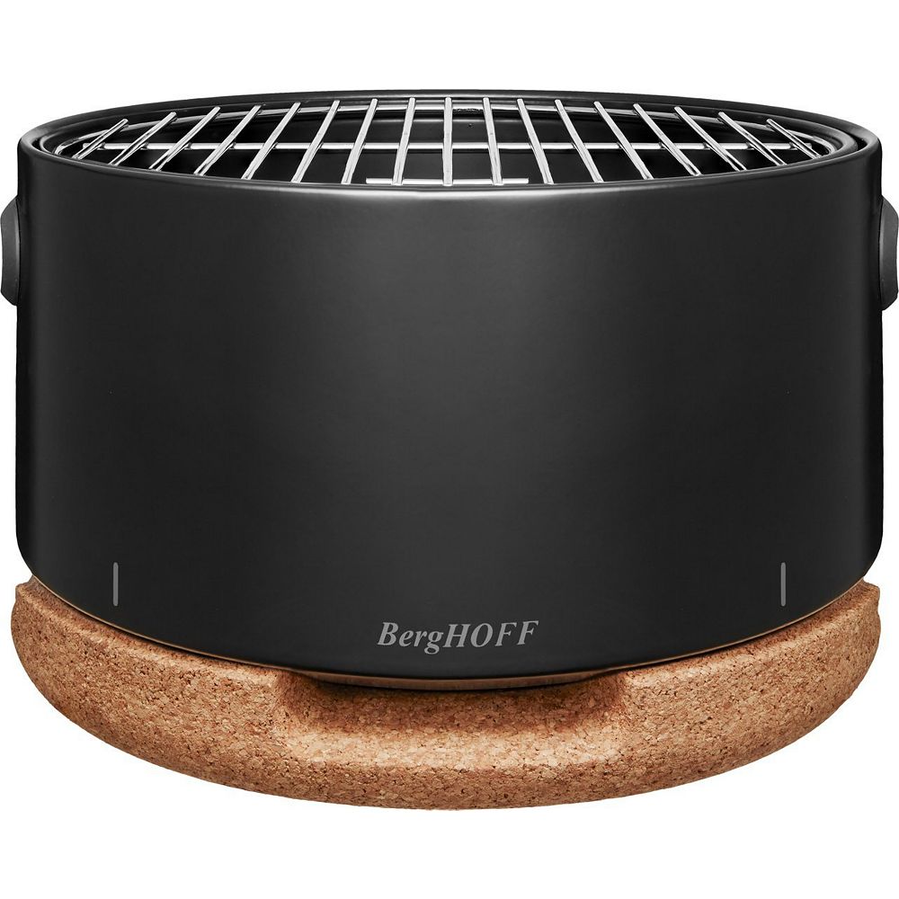 Berghoff Portable Tabletop Charcoal BBQ in Black The Home Depot Canada