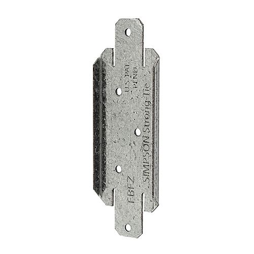 FBFZ 2x4 ZMAX Galvanized Flat Rail Fence Bracket