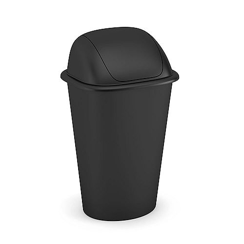 20 L Swing Bin in Black