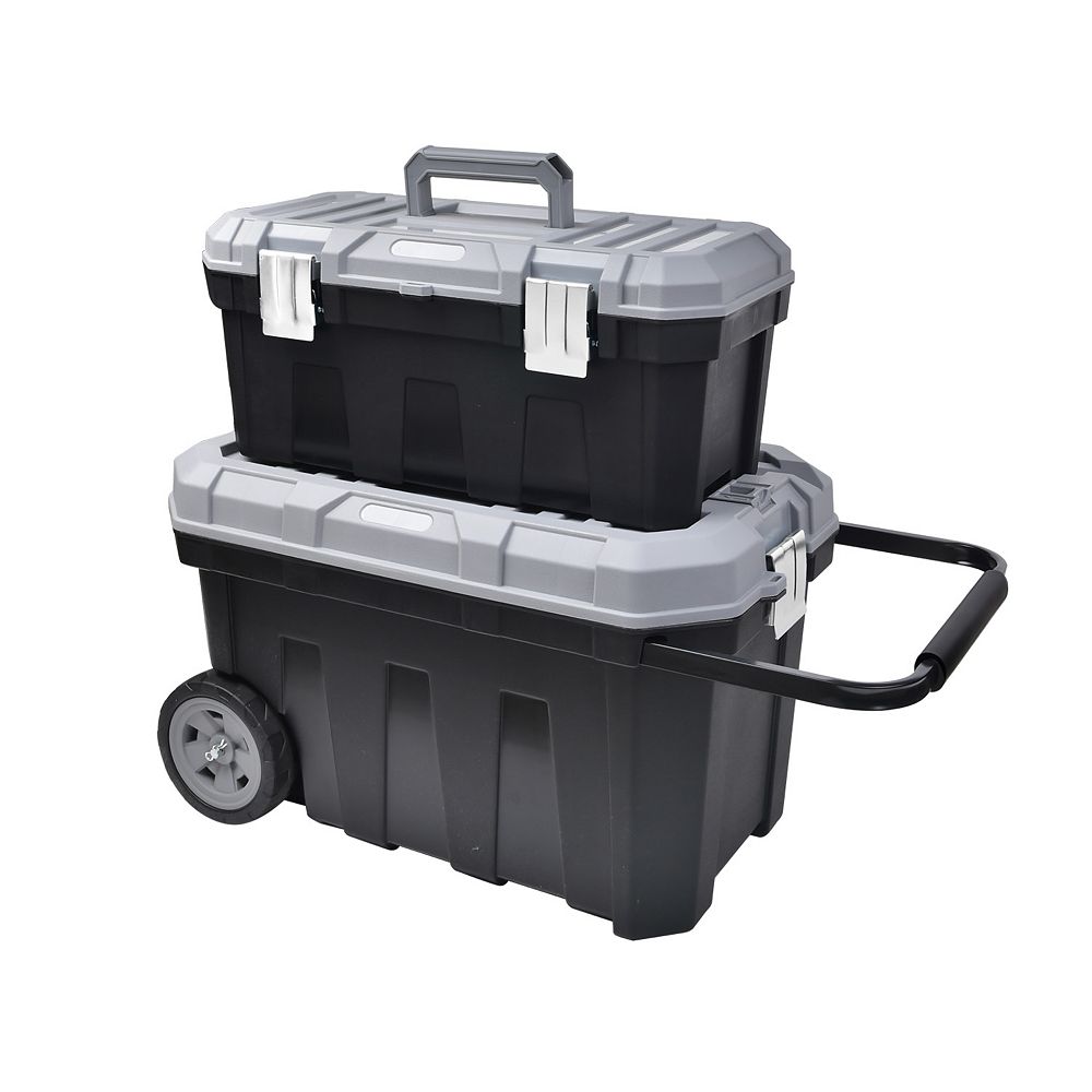 HDG 2-in-1 Rolling Tool Box Set | The Home Depot Canada