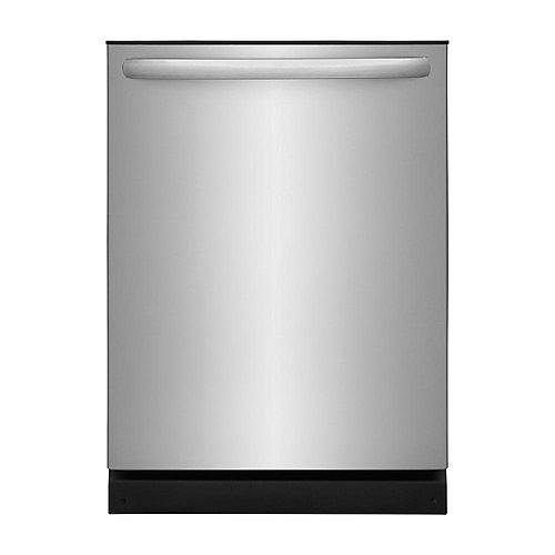 24-inch Dishwasher in Stainless Steel with Polymer Tub and OrbitClean Spray Arm