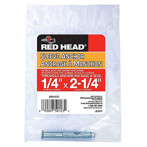 Sleeve Anchors Anchors The Home Depot Canada